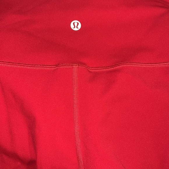 Lululemon (Size 10) Red Wunder Under HR Tight 25" Lunar New Year - EUC - Rare - Picture 7 of 10